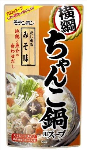 モランボン 横綱ちゃんこ鍋用スープ だし薫るみそ味 750g