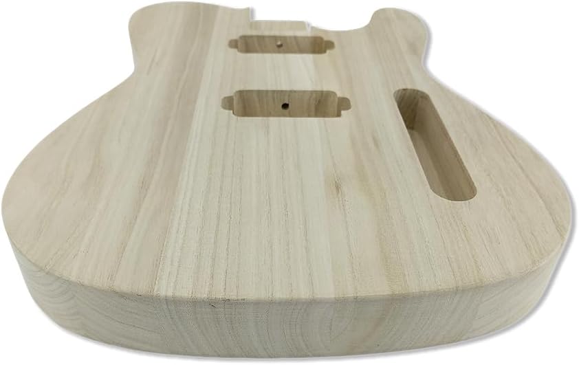 New Guitar Body Paulownia Wood DIY Electric Guitar Project HH pickups