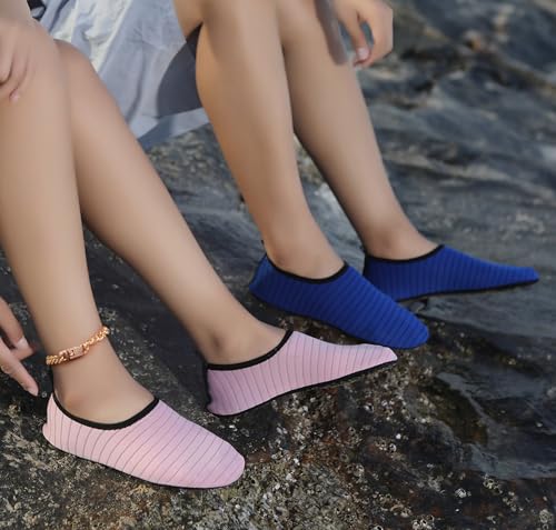 Water Shoes for Women Men Slip-on Quick-Dry Barefoot Aqua Socks for Swim Beach Pool Surf River Boating Yoga Exercise4