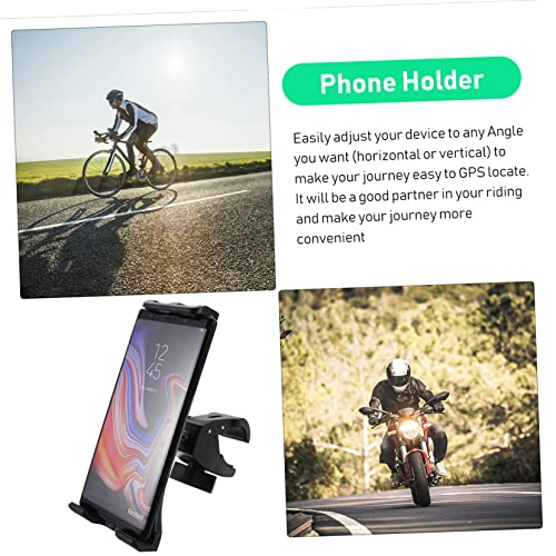 Plafope Sports Phone Holder Folding Bracket Phone Mount For Motorcycle Bicycle Stands For Bikes Universal Bicycle Handlebar Phone Supply Phone Mount Clamp Exercise Bike Phone Stand Abs #TOP5