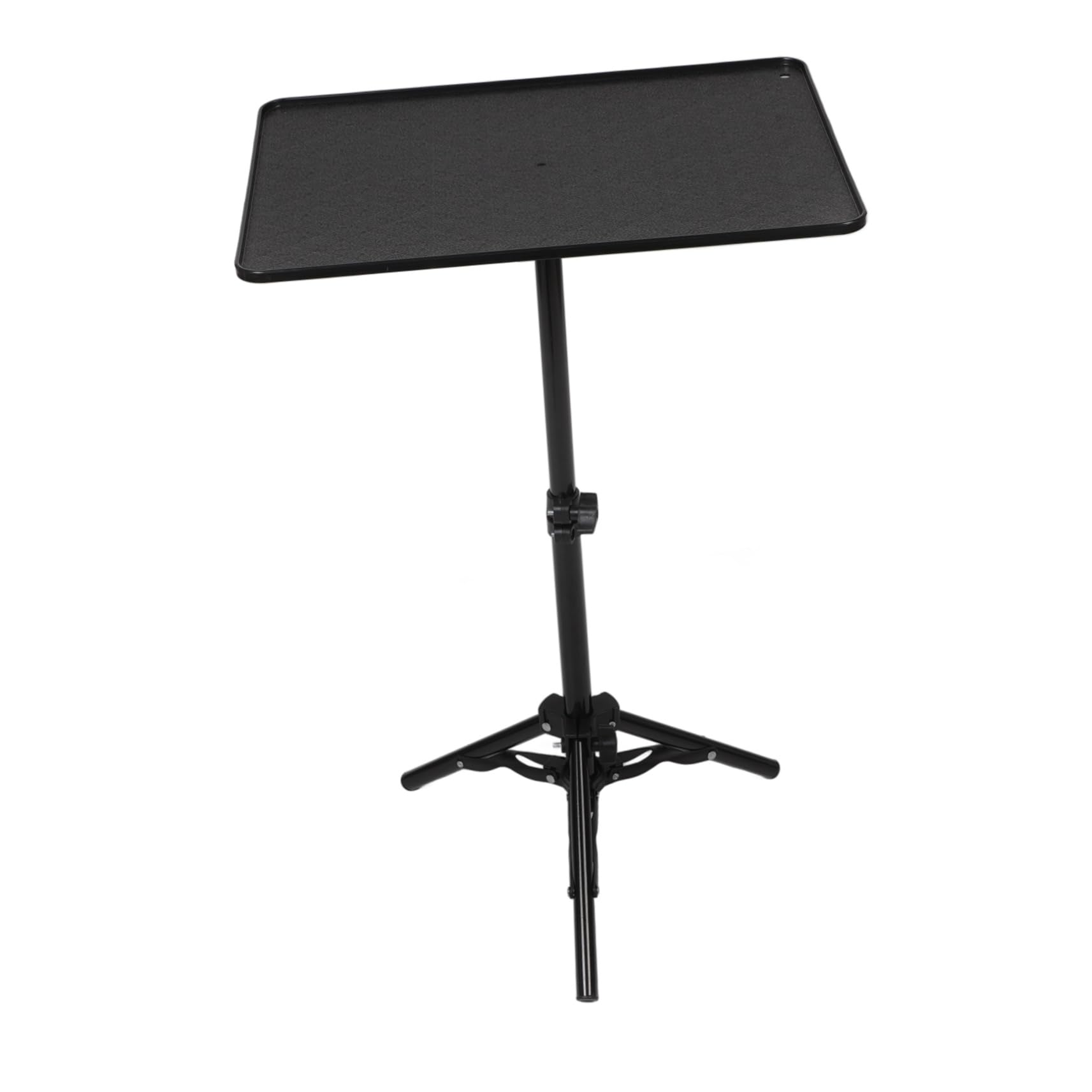 SUPVOX Staffa per Proiettore Treppiede in Lega Nera, Regolabile 32-60cm, Stabile e Salvaspazio, per Tavolini da Letto e Scrivanie,