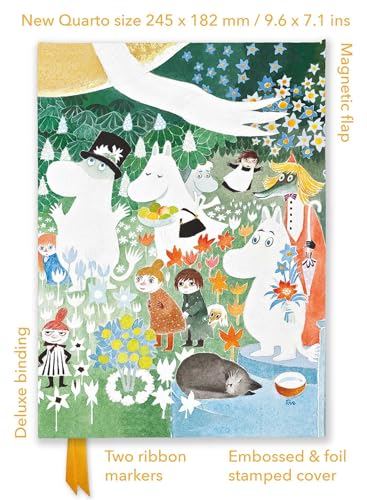 Moomin: Dangerous Journey (Foiled Quarto Journal) (Flame Tree Quarto Notebook)