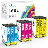 ✅Capacité : 600 pages par cartouche 16XL PGBK, 440 pages par cartouche noire et 500 pages par cartouche 16 XL couleur (lettre/A4, à 5 % de couverture).