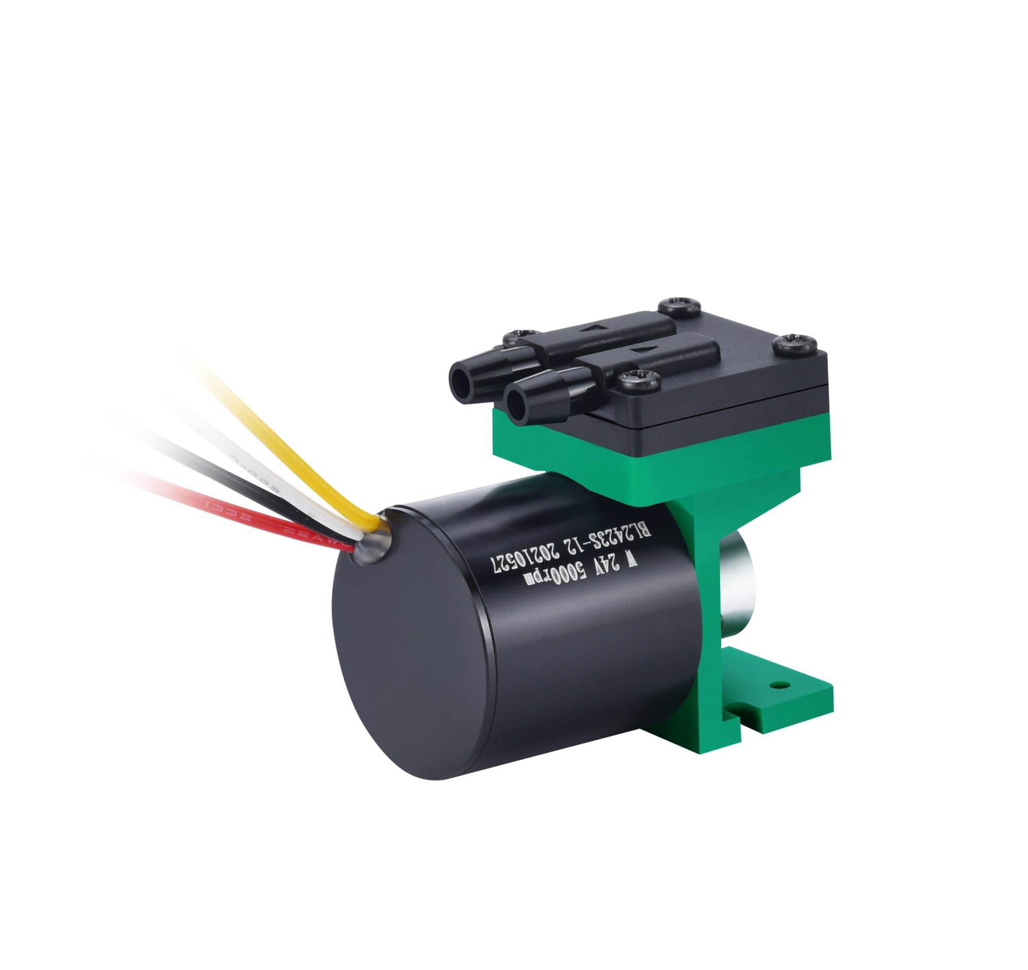 Pompe à vide 12 V G1BL1253S 1,3 LPM -53 Kpa 12 V/24 V DC Pompe à air à membrane sans balais et sans huile Échantillonnage portable 1 pièce