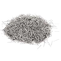 3000x Reißnagel, Kopfstifte & Stecknadeln mit 13mm Kopf für Bastelarbeiten, Näharbeiten, und DIX Projekte Silber
