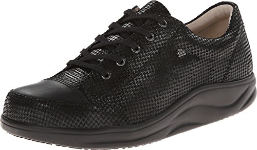 Finn Comfort Women's Ikebukuro Black Print Leather