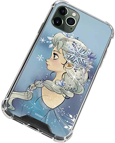 Skinit Clear Phone Case Compatible with iPhone 12 Pro Max - Officially Licensed Disney Frozen Elsa Side Portrait Art Design