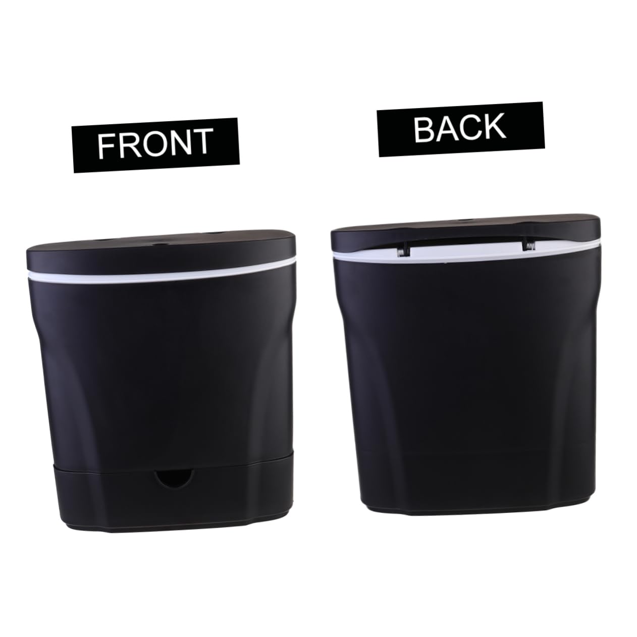 Poubelle De Voiture Boîte De Rangement Multifonctionnelle Poubelle Pour Véhicule Conteneur à Déchets Compact