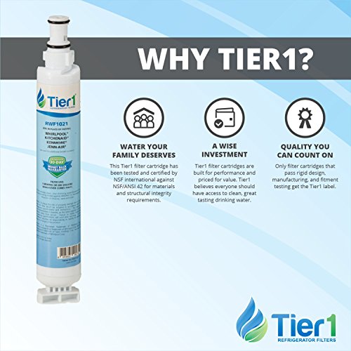 Tier1 4396701 Refrigerator Water Filter 3-Pk | Replacement For Whirlpool Edr6D1, Kenmore 9915, 46-9915, Nl120V, L200V, 4396701, 4396702, Wf293, Eff-6001A, Fridge Filter #TOP5