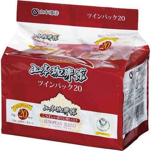 山本珈琲 山本珈琲館ドリップ ヨーロピアンブレンド20杯×3