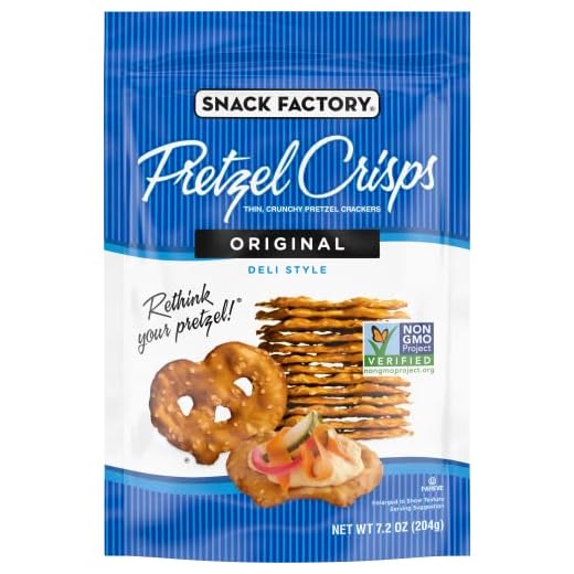 Snack Factory Pretzel Crisps, Original Flavor, 7.2 Oz Bag
