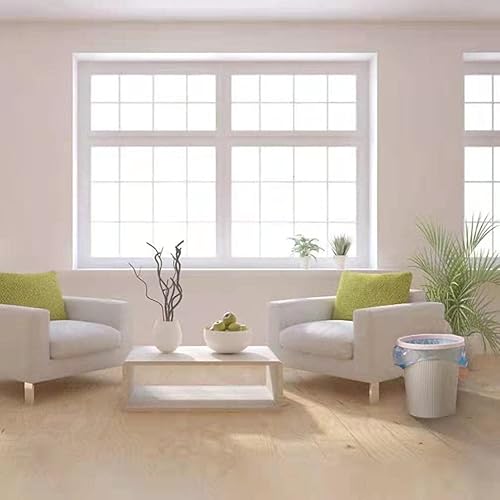 Miniatura 7 de Bolsas de basura de 2.6 galones, 150 bolsas de basura pequeñas para baño o sala de estar, bolsas de basura gruesas azules de 2 galones