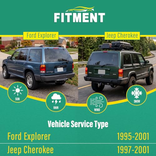 Image of WINDSMILE Windshield Wiper Blades Replacement for Ford Explorer 1995-2001