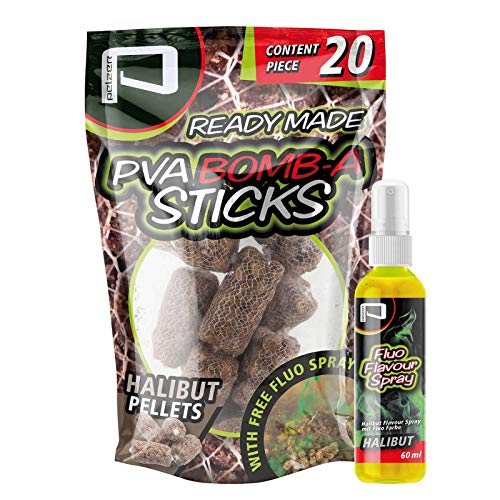 Pelzer - PVA Bomb-A-Stick Halibut Pellets & Groundbait Füllung
