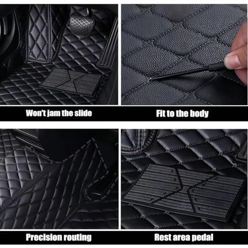 Tapis de sol en cuir pour Tesla Model 3 RHD 2019-2024 protection complete - 5