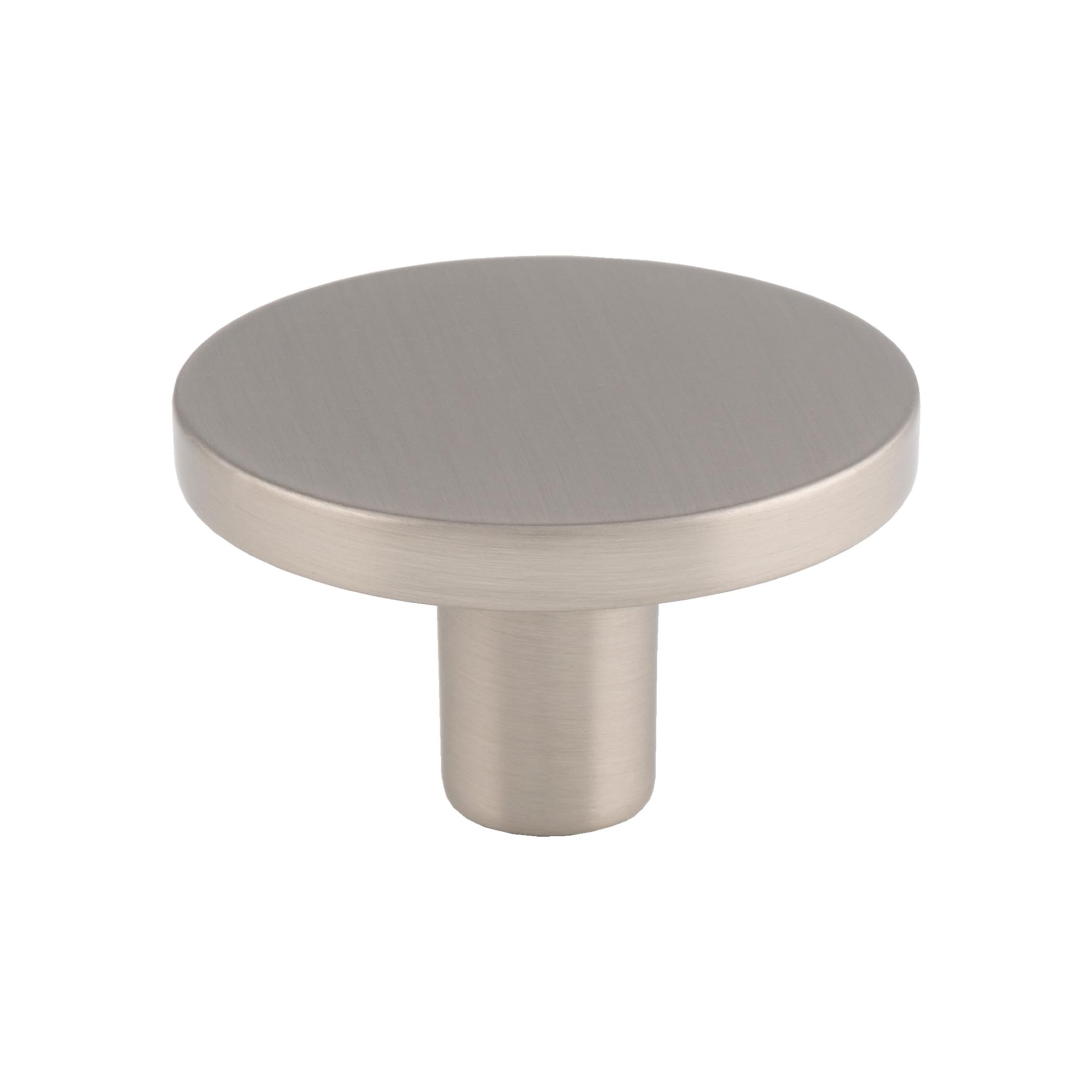 Handle & Home Satin Nickel 41Mm Circle Cabinet Knob – Cupboard Drawer Door Knob