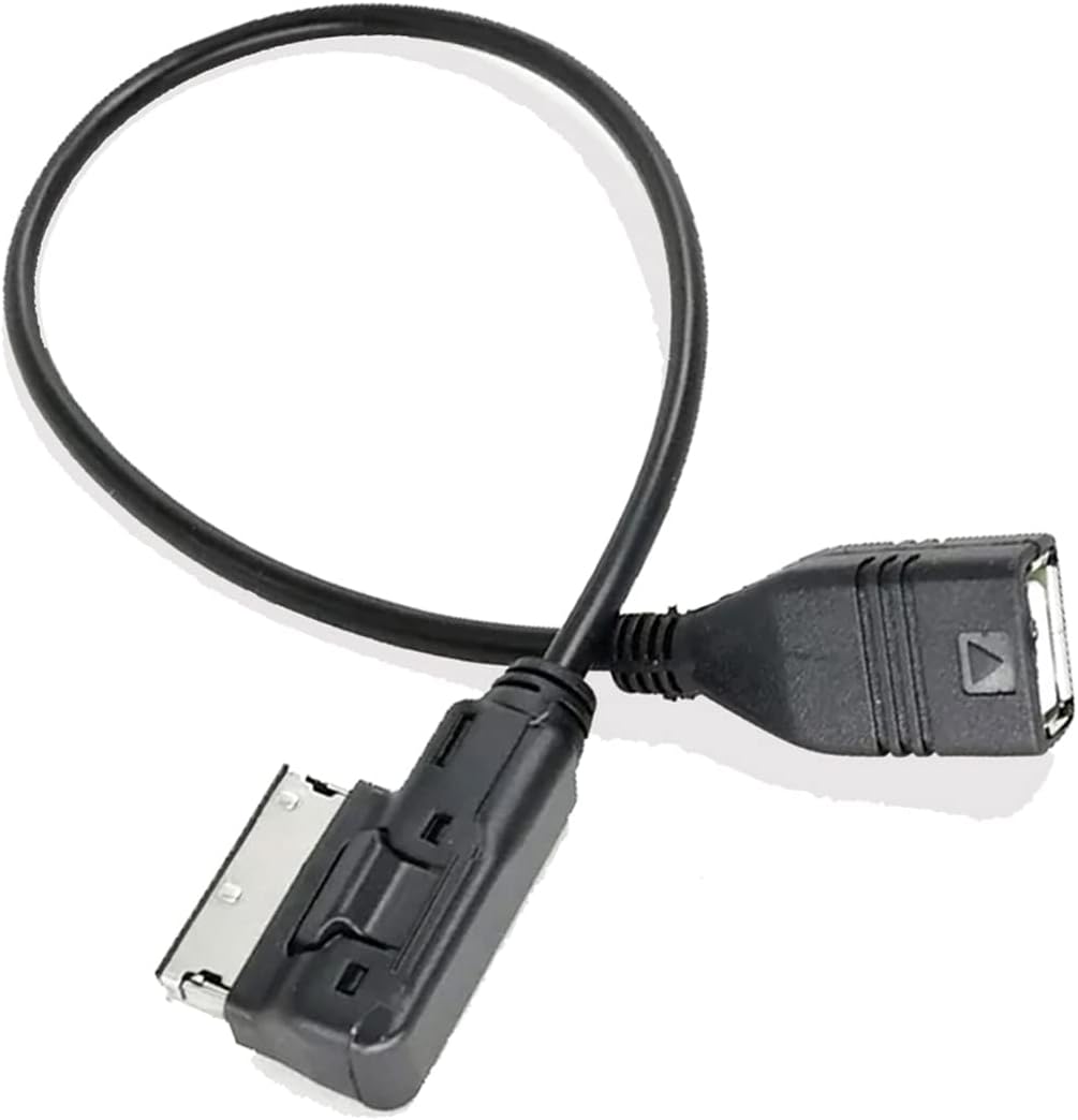 CHELINK AMI MMI USB Cable for Audi Audio Music Interface, AMI MMI to USB AUX Cable Music Adapter Connect Music Storage Device for A-UDI V-W J-etta GTI GLI P-assat CC T-iguan T-ouareg EOS S-Koda