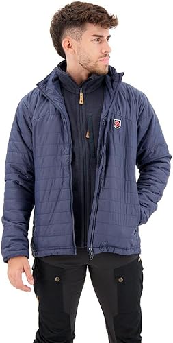 Fjallraven Expedition X-Latt Jacket Men's Winter Lightweight Synthetic Coat, Navy, L