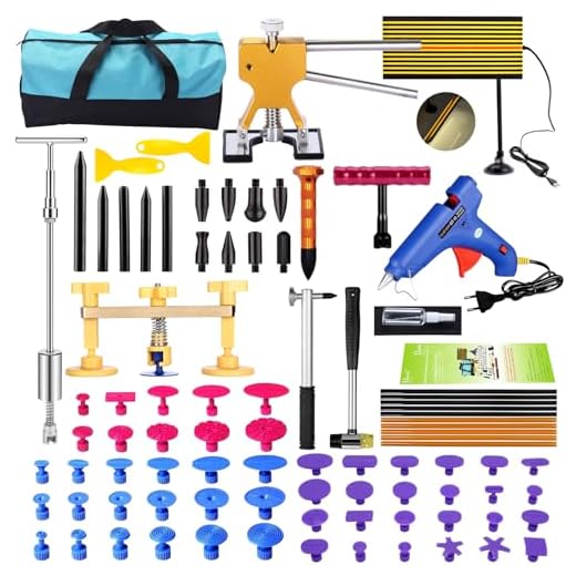 DIY Paintless Dent Repair Kit - Gliston 89pcs Dent Puller Tools Slide Hammer for Car Hail Damage Dent & Ding Remover