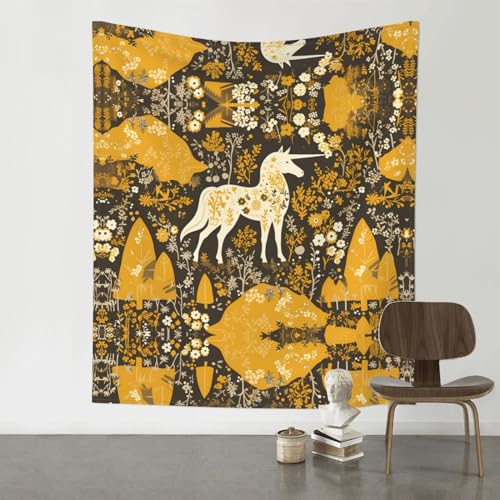Tenture murale chevaux YYHWHJDE en tissu durable et doux pour salon