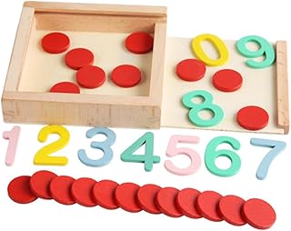 Toyvian 1 Conjunto De Quebra-Cabeça Digital Brinquedo Do Cérebro Brinquedos Pré-Escolares Ferramenta Brinquedos Matemática Aprendizagem Brinquedo Número Aprendizagem Brinquedo Matemática