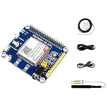 4G/3G/2G/GSM/GPRS/GNSS HAT Module for Raspberry Pi /4B/3B+3B/2B/Zero/Zero W/Zero WH/Jetson Nano Based on SIM7600G-H Support LTE CAT4 up to 150Mbps for Downlink Data Transfer,the Global Version