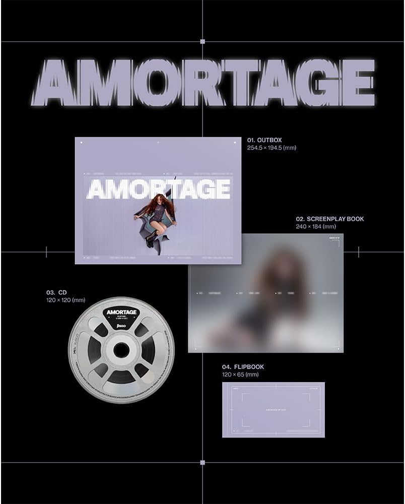 JI-SOO mini album [Amortage] Ekskluzywna edycja zestaw 2 wersji + dodatkowe fotokarty