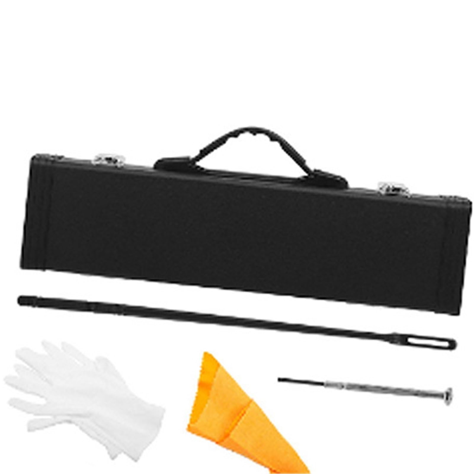 Classic Flet Poprzeczny Instrument Fletowy 16 Otworów Klawisz E Flet Klawiszowy C Biała Miedź Złota Egzamin Dla Początkujących Profesjonalny Flet(Leather box)