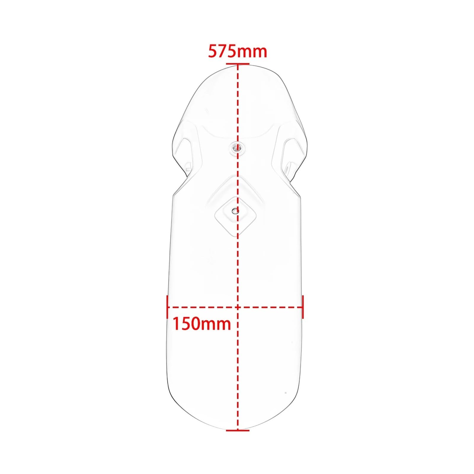 Parafango moto Per ruota anteriore Per YAMAHA per parafango carenatura accessori Per moto paraspruzzi(Nero)
