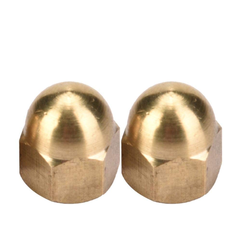 Brass Acorn Nut Kit Dome Head Cap Hex Nuts Set Vehicle Fasteners m3m12 Fix Tires (M6) Amazon