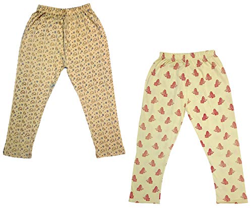 Image of indi weaves Girls Super Soft Cotton Solid Capri Pants Pack of 2