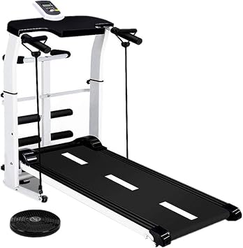 Running Machine Send Hyun Treadmill Home Simple Multifunction Machine Folding Free Installation Walking Machine Electric Runner Color Black, Size 45.3 x 11.0 x 50 cm