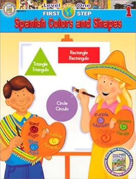 Paperback Spanish Colors and Shapes: Level One, First Step Book