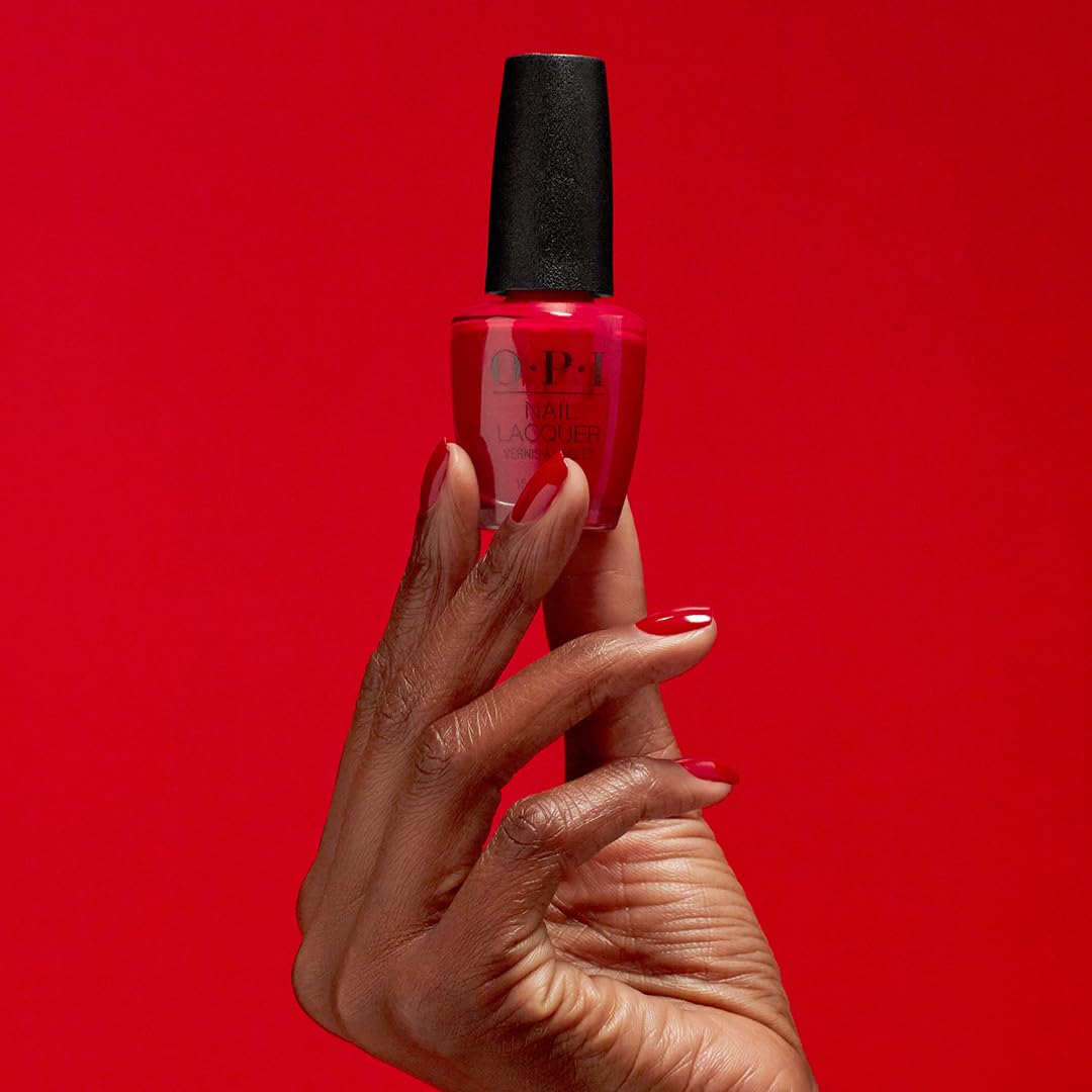 OPI Nail Envy Big Apple Red - Vernis fortifiant coloré pour ongles fragiles & endommagés - 15ml