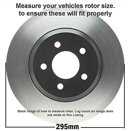 Image of Detroit Axle - Front Wheel Bearing Hubs Brake Kit for Chrysler 200 Sebring | Dodge Avenger Drilled & Slotted Brake Rotors Ceramic Brake Pads Wheel Bearing Hubs Replacement [11.57 inch Rotors]