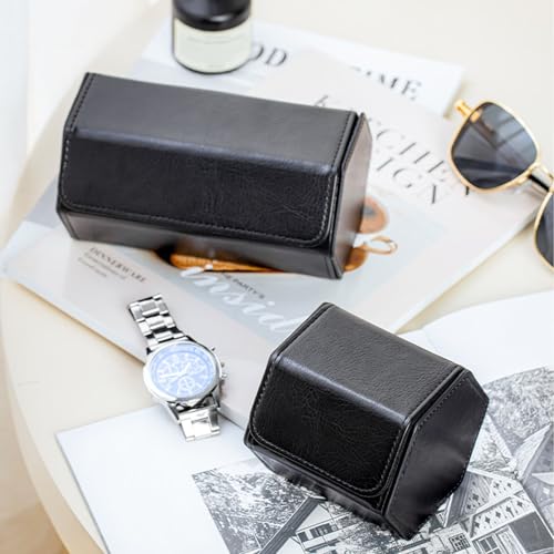 Étui de rangement en cuir pour bijoux hexagonale et imperméable - 6