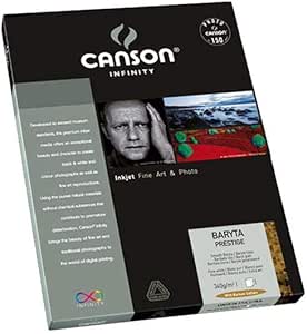 Canson Infinity Baryta Prestige II - Carta Da Stampa Fine Art A4, 25 Fogli 340 G/m², Bianco Puro Senza OBA - Foto 13