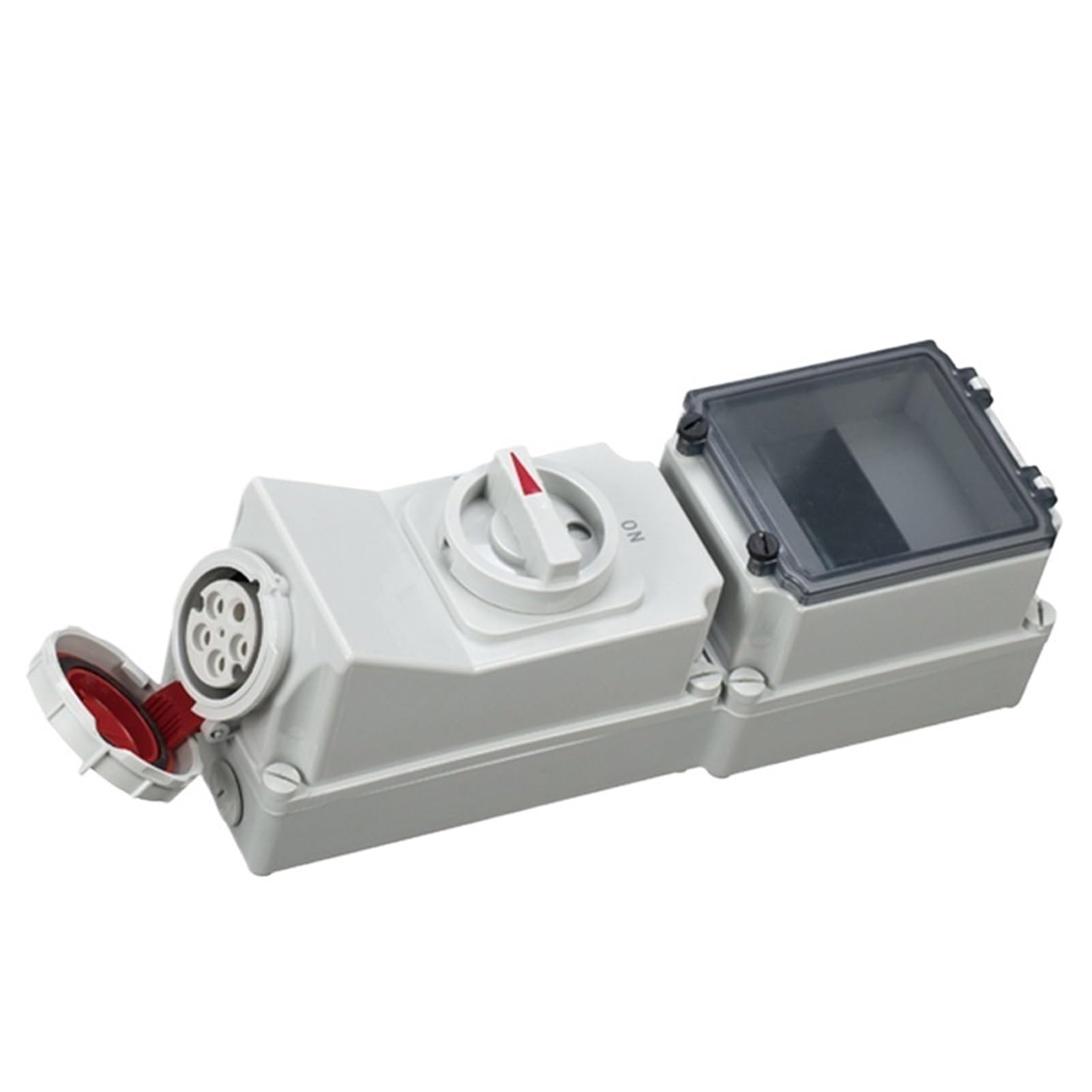 Enchufe industrial con enclavamiento mecánico 5P 32A contra arcos eléctricos