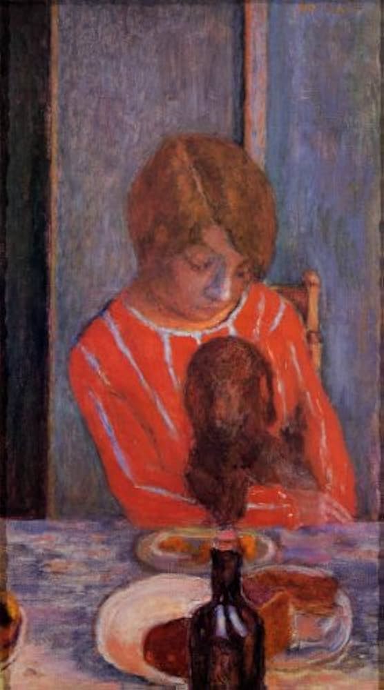 ピエールボナール 複製絵画 Amazon.co.jp: ボナール・「犬を抱いた女」 プリキャンバス複製