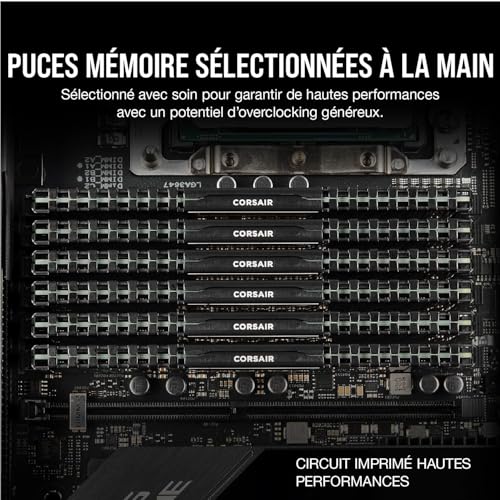 Corsair Vengeance LPX DDR4 RAM 32Go (2x16Go) Jusqu'à 3200MHz CL16 Intel XMP 2.0 Mémoire d'ordinateur - Noir (CMK32GX4M2E3200C16)