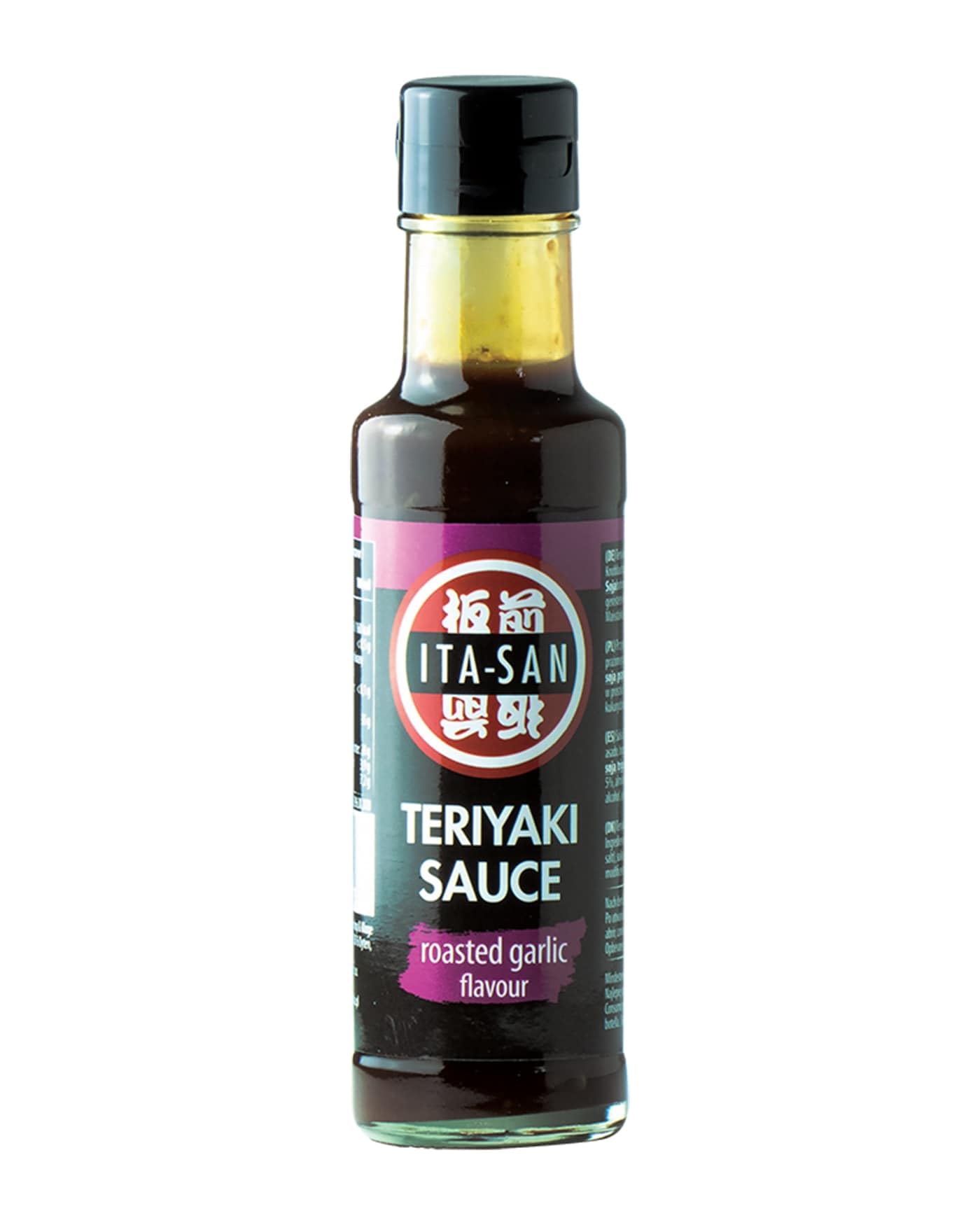 ITA-SAN Salsa Teriyaki con sabor dulce a soja y un toque de ajo, es una salsa sazonadora con aromas orientales, 1 x 150 ml