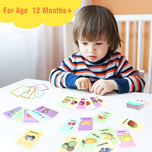 Conzy Flash Cards For Toddlers 3 4 5 6 Years, Sets Of 6 - Abc Alphabet, Number, Shape And Color, Fruit, Animal, Necessities - Great Value Pack First Words Flash Cards For Kindergarten Or Preschool #TOP5