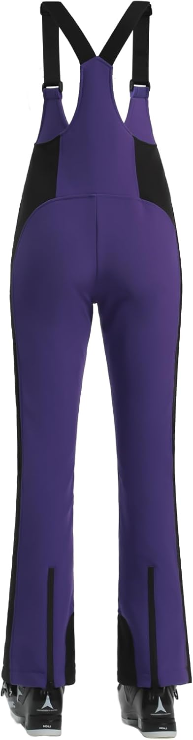 GSOU SNOW Women Ski Bib Pants Snow Overalls Snowboard Waterproof Windproof Insulated Slim Winter Warm High elasticity - Image 2