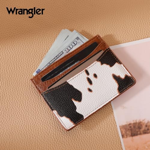 Image of Montana West X Wrangler Credit Card Holder Rfid Wallet Women Slim Card Wallet Minimalist Ladies Wallet with 4 Card Slots