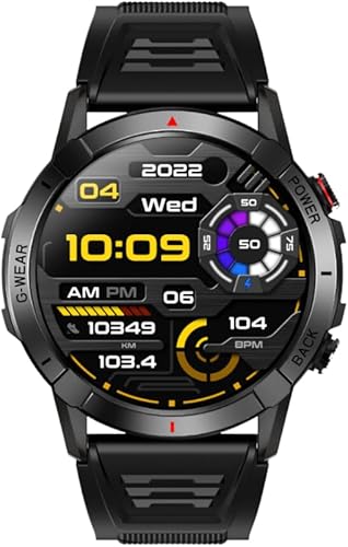 El mejor reloj inteligente deportivo para hombre con pantalla AMOLED de 1.43 pulgadas, reloj inteligente con rastreador de actividad física, (IP68),