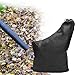 Fangsack Laubsauger, Laubsauger Fangsack für Elektro, Schwarz Auffangsack Laubsaugerbeutel Beutel mit Reißverschluss für Garten 2 PCS