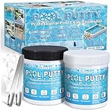 Pool Putty, 17.6oz/500g 2 Part Epoxy Pool Putty for Underwater or...