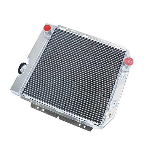 Tepilauda 4 Row Aluminum Radiator Compatible With 1963-1966 Ford Mustang/Falcon Mercury Comet At/Mt V8 #TOP5
