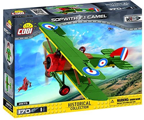 COBI Historical Collection Sopwith F.1 Camel Plane, Green