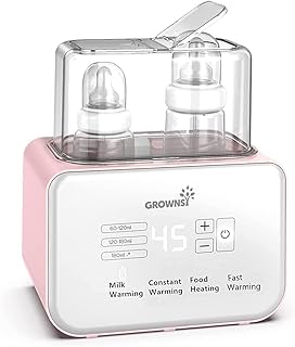 Baby Bottle Warmer, Bottle Warmer 6-in-1Fast Baby Food Heater&Defrost BPA-Free Warmer with LCD Display Accurate Temperature Control for Breastmilk or Formula